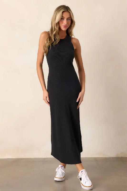 Midi dresses with asymmetric hems for a fashion - forward and dynamic appearanceZ Supply Goodwin Black Midi Dress