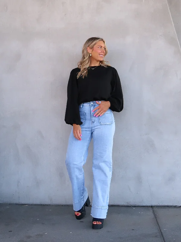 Oversized Denim Top for a Relaxed and Casual VibeBentley Jeans - Light Denim