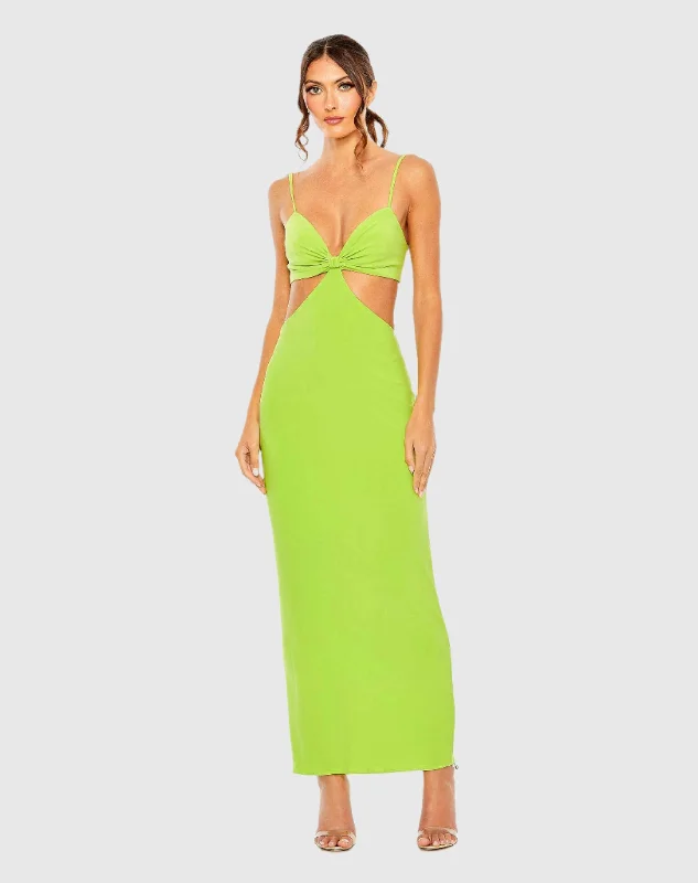 Maxi dresses with polka dot prints for a playful styleCutout Jersey Midi Dress