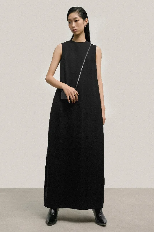 Maxi dresses with tassel accents for a fun and lively touchAgnes Straight Tank Crepe Maxi Dress Maxi dresses with tassel accents for a fun and lively touchAgnes Straight Tank Crepe Maxi Dress