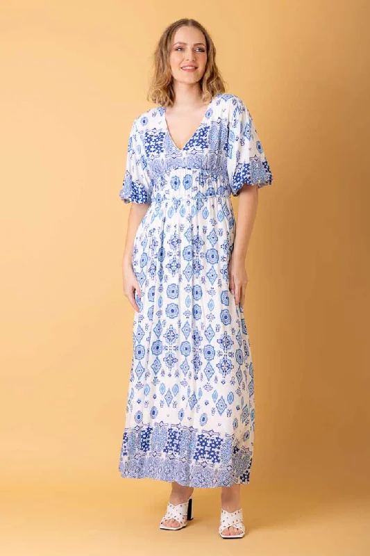 Maxi dresses with side slits for a touch of allureChance Dress Blue