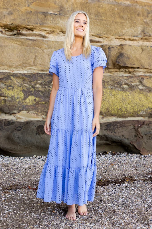 Maxi dresses with cut - out details on the sides for a modern edgeDara Dress