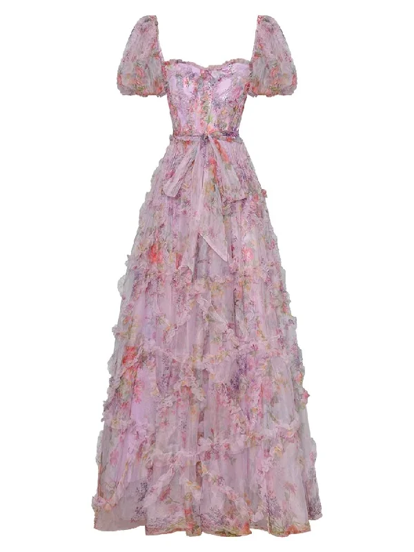 Maxi dresses with a gathered skirt for a voluminous and dramatic effectDRESS STYLE - NY2916 Maxi dresses with a gathered skirt for a voluminous and dramatic effectDRESS STYLE - NY2916