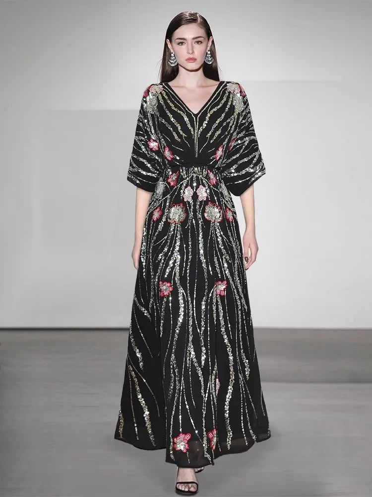 Maxi dresses with fringe trim for a bohemian vibeDRESS STYLE  - SY1035