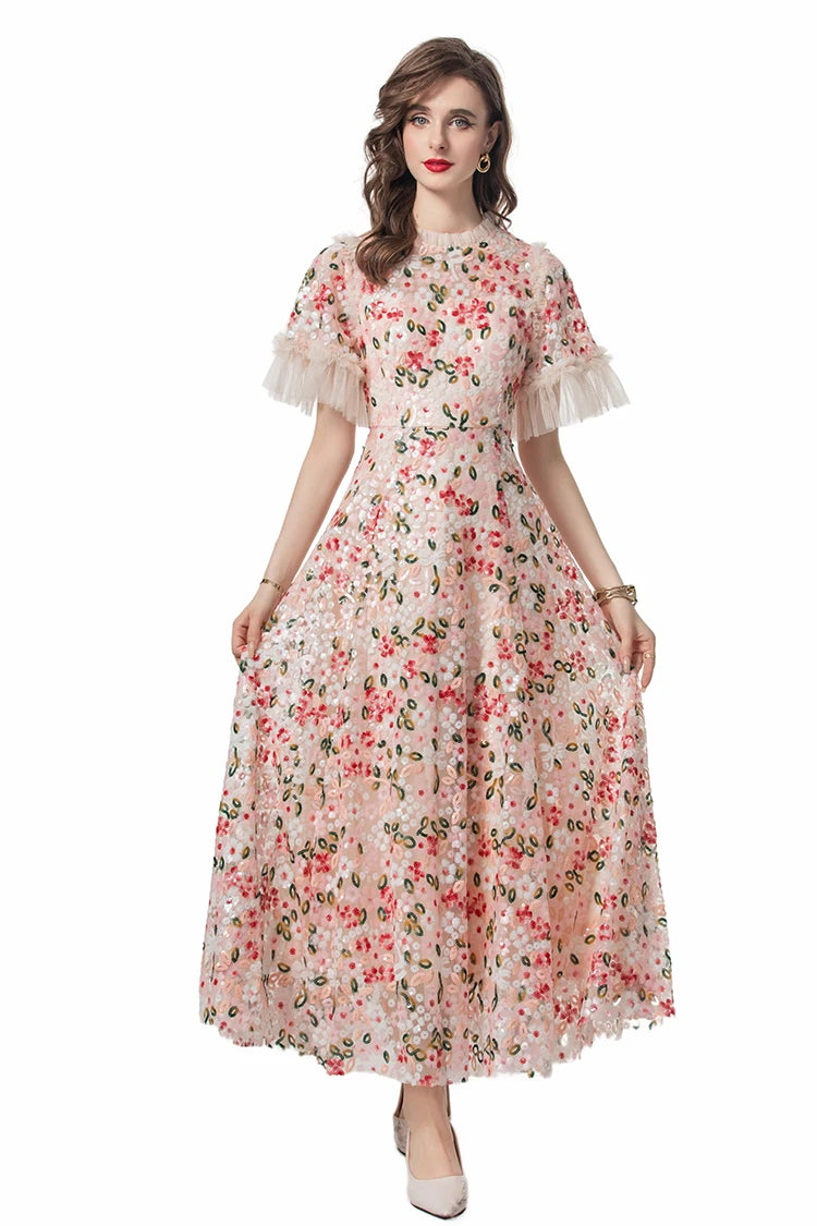 Maxi dresses with a paisley print for a classic and elegant styleDRESS STYLE  - SY1055