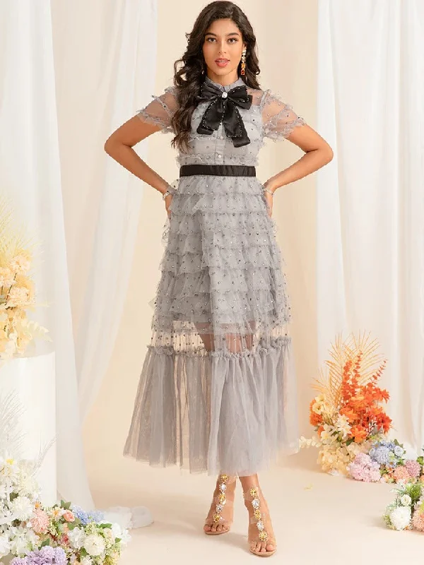 Maxi dresses with off - the - shoulder styles for a romantic and breezy lookDRESS STYLE  - SY1132