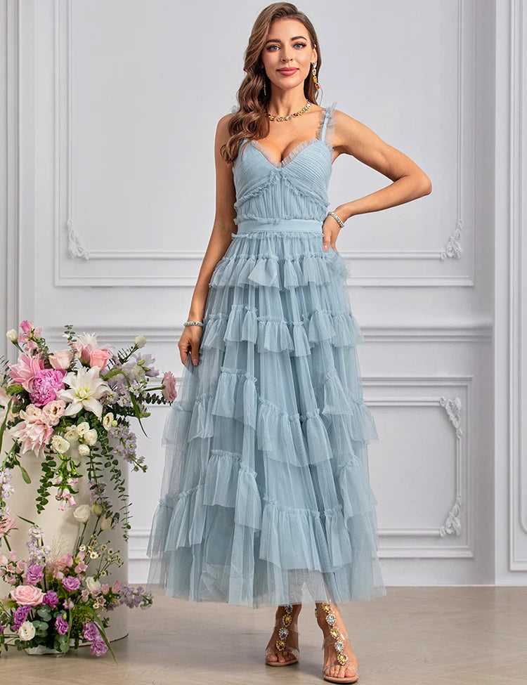 Strapless maxi dresses for a beachside vacationDRESS STYLE  - SY1448