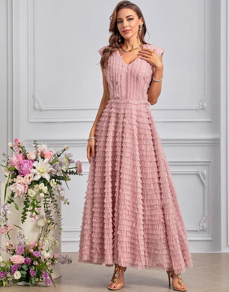 Maxi dresses with a keyhole back for a sexy detailDRESS STYLE  - SY1451