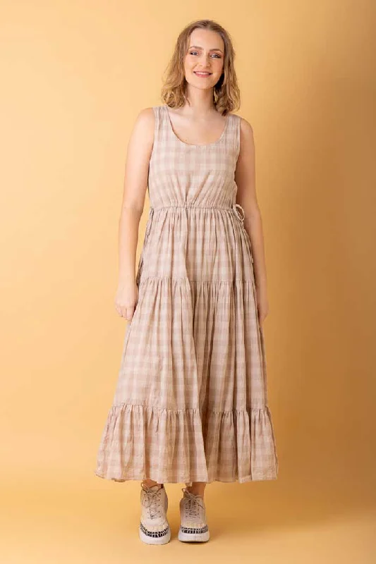 Maxi dresses with polka dot prints for a playful styleLaura Maxi Dress Check