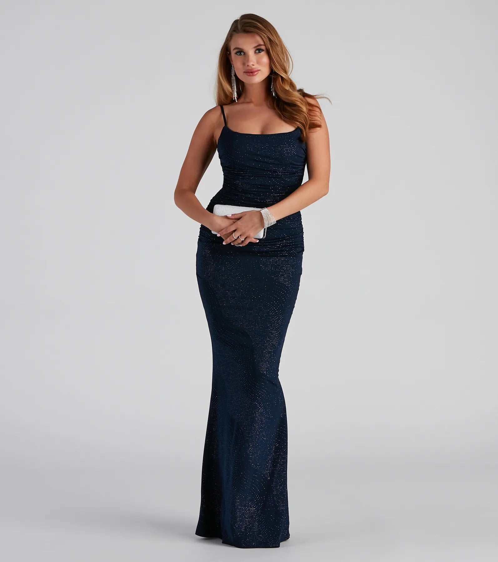Polyester maxi dresses for easy - care and durabilityTatum Formal Glitter Mermaid Dress Polyester maxi dresses for easy - care and durabilityTatum Formal Glitter Mermaid Dress