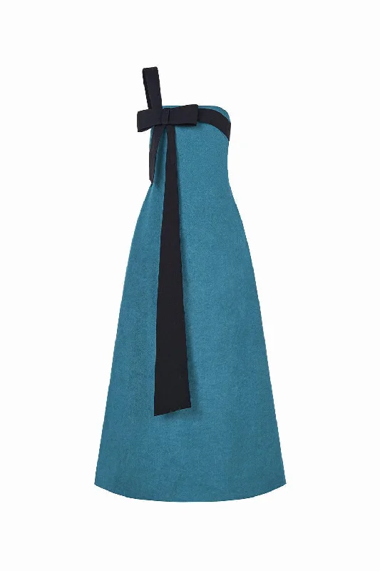 Maxi dresses with a button - down front for a classic lookTrang Strapless Bow Tie Velvet Burlap Floor Length Dress Maxi dresses with a button - down front for a classic lookTrang Strapless Bow Tie Velvet Burlap Floor Length Dress