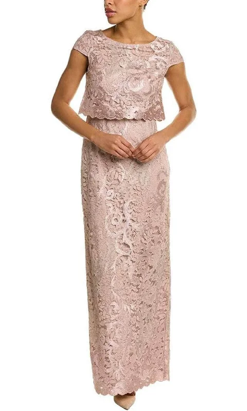 A - line cocktail wedding guest dresses in pastel colorsAdrianna Papell AP1E209930 - Lace Cap Sleeve Long Dress A - line cocktail wedding guest dresses in pastel colorsAdrianna Papell AP1E209930 - Lace Cap Sleeve Long Dress