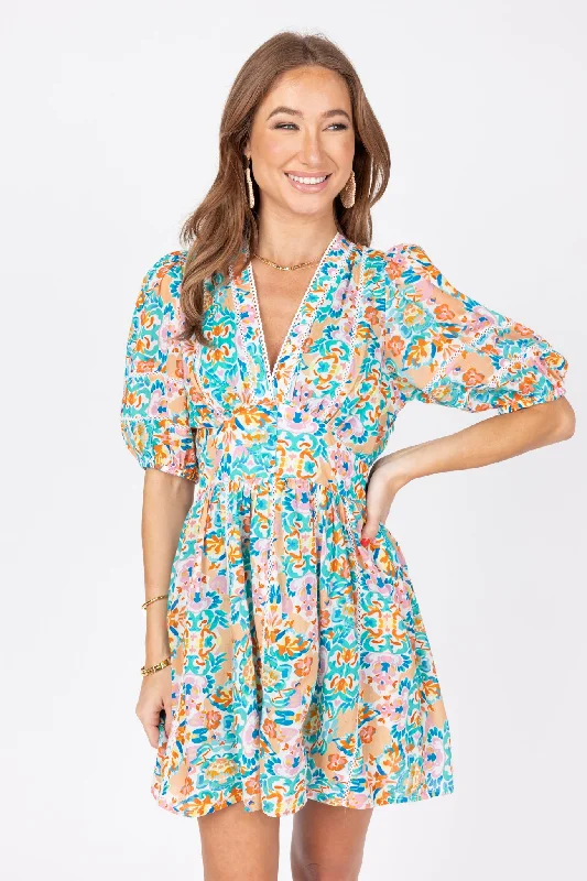 Denim mini dresses with distressed detailsCasey Dress by Mahila