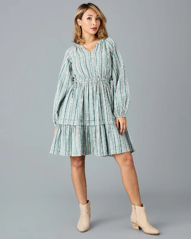Mini dresses with geometric prints for a modern aestheticAmara Dress