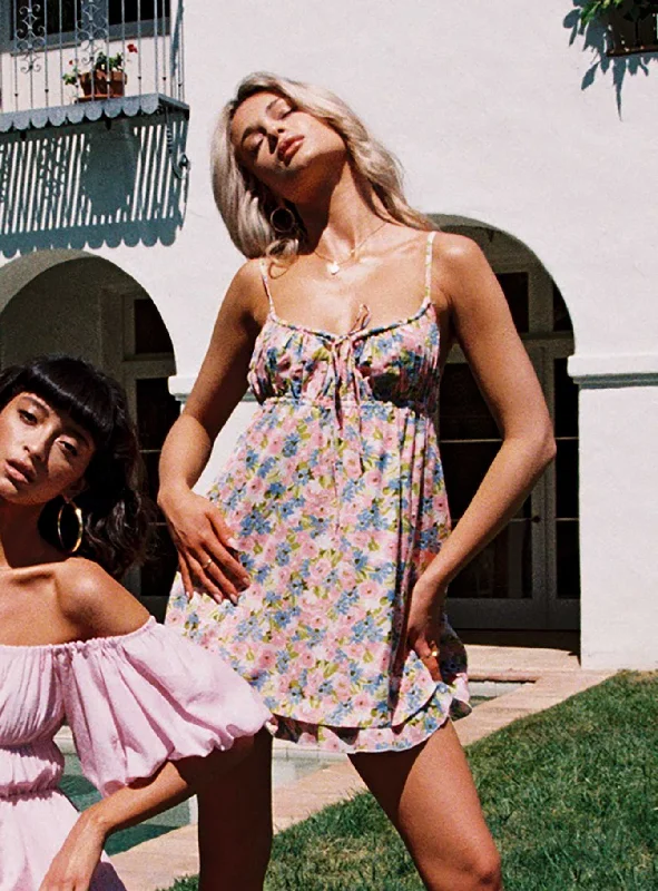 Mini dresses with belted waists for a defined silhouetteEmpress Of Love Mini Dress Multi