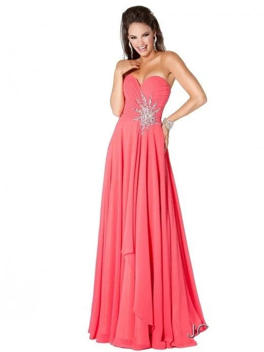Sheer wedding guest dresses with lace inserts and long sleevesJovani 110967 Long Formal Strapless Prom Dress Sheer wedding guest dresses with lace inserts and long sleevesJovani 110967 Long Formal Strapless Prom Dress