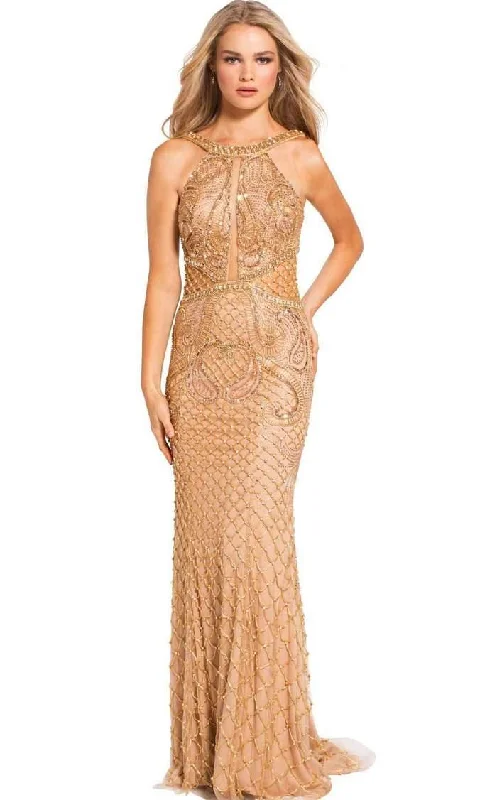 Wedding guest dresses with patchwork designs for a unique lookJovani 50127 Long Sexy Formal Prom Dress