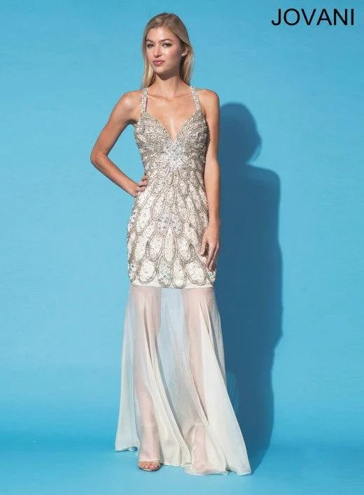 Wedding guest dresses with gathered skirts and V - necklinesJovani 90244 Prom Long Formal Evening Gown Wedding guest dresses with gathered skirts and V - necklinesJovani 90244 Prom Long Formal Evening Gown