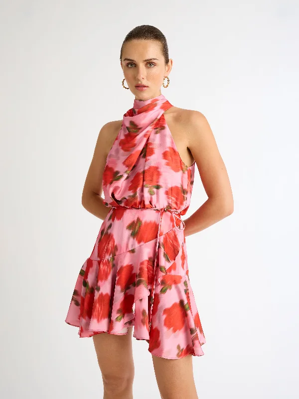 Mini dresses with abstract prints for an artistic lookLOVE STORY MINI DRESS
