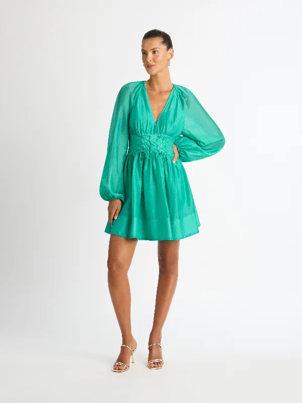 Mini dresses with mesh panels for a sexy and trendy lookMONICA MINI DRESS