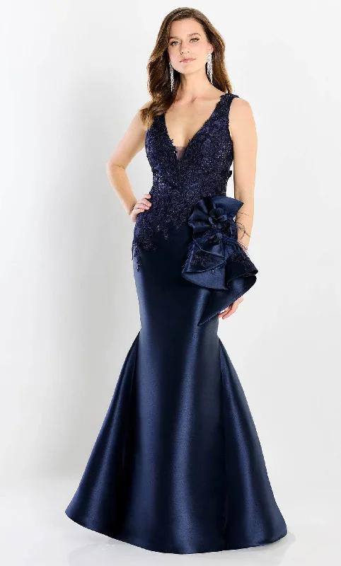 Wedding guest dresses with keyhole backs and flowing fabricsMontage by Mon Cheri M2206 - Satin Embroidered Mermaid Gown Wedding guest dresses with keyhole backs and flowing fabricsMontage by Mon Cheri M2206 - Satin Embroidered Mermaid Gown