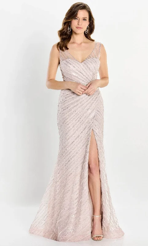 Wedding guest dresses with ruched bodices and spaghetti strapsMontage by Mon Cheri M2216 - Pearl and Beaded Illusion Slit Gown Wedding guest dresses with ruched bodices and spaghetti strapsMontage by Mon Cheri M2216 - Pearl and Beaded Illusion Slit Gown