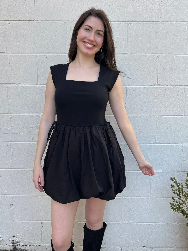 Mini dresses with polka dot patternsPretty Little Bubble Hem Mini Dress