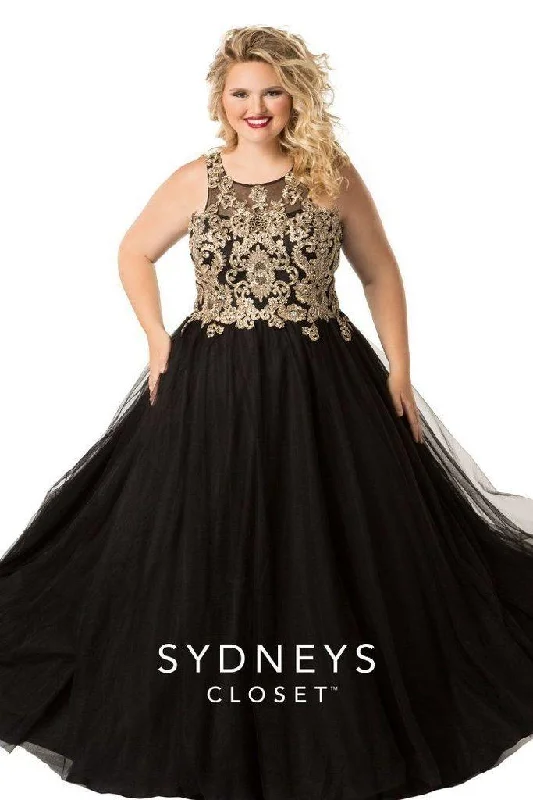 Velvet - trimmed wedding guest dresses in burgundy for a formal eventSydneys Closet Prom Dress Long Evening Gown