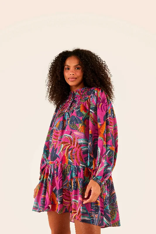 Sequined mini dresses for New Year's EveRainbow Macaws Mini Dress