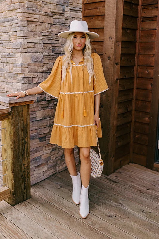 Mini dresses with spaghetti straps for a delicate lookSimply Lovely Tiered Mini Dress in Mustard Mini dresses with spaghetti straps for a delicate lookSimply Lovely Tiered Mini Dress in Mustard