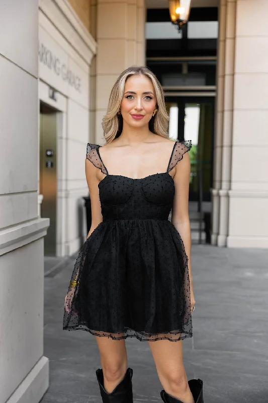 Mini dresses with cut - out details for a trendy lookVixen Bustier Mini Dress - Black