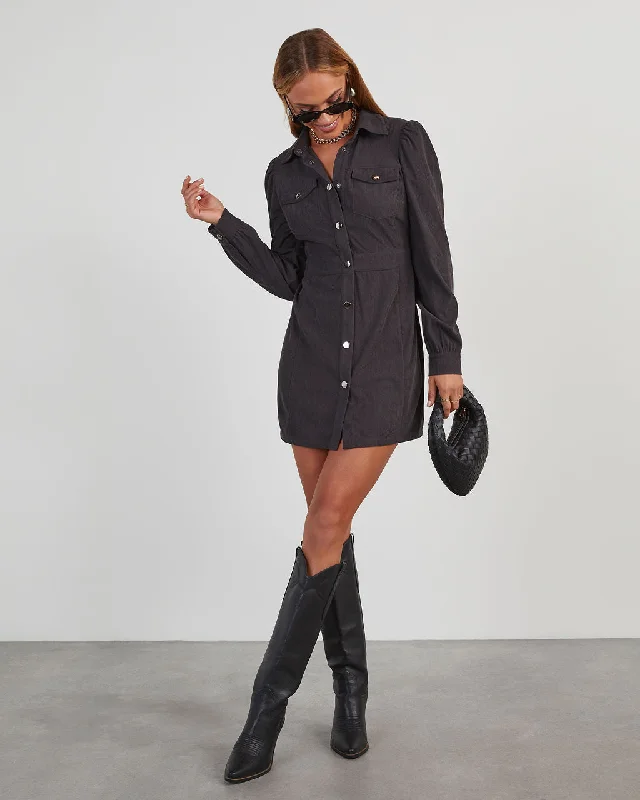 Mini dresses with bow accents for a sweet lookWatson Puff Sleeve Collared Mini Dress Mini dresses with bow accents for a sweet lookWatson Puff Sleeve Collared Mini Dress