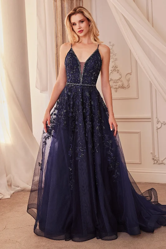 Ruffled maxi dresses with a tiered skirt for added volume Ruffled maxi dresses with a tiered skirt for added volume Andrea & Leo A1251 A Line Formal Prom Long Dress