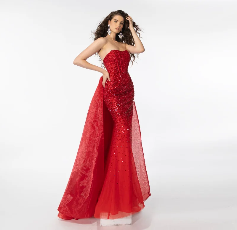 Maxi dresses with cold - shoulder cutouts for a trendy look Maxi dresses with cold - shoulder cutouts for a trendy look Ava Presley 39230 Glitter Long Formal Prom Gown