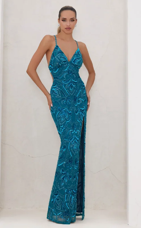 Prom dresses with lace - trimmed hems and off - the - shoulder necklines for a delicate lookChandelier 30020 Dress Prom dresses with lace - trimmed hems and off - the - shoulder necklines for a delicate lookChandelier 30020 Dress
