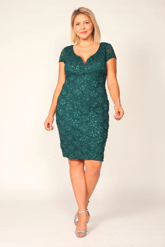 Sheath cocktail dresses in blush pink for a romantic lookConnected Apparel Short Formal Cocktail Dress
