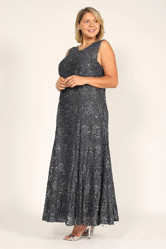 Maxi dresses with balloon sleeves for a vintage - inspired style Maxi dresses with balloon sleeves for a vintage - inspired style R&M Richards 3198W Charcoal 16W Sale Maxi dresses with balloon sleeves for a vintage - inspired style Maxi dresses with balloon sleeves for a vintage - inspired style R&M Richards 3198W Charcoal 16W Sale