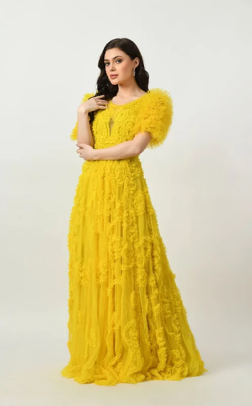 Strapless formal dresses with tulle skirts for a classic prom lookCouture Fashion by FG CF242503108CL Dress