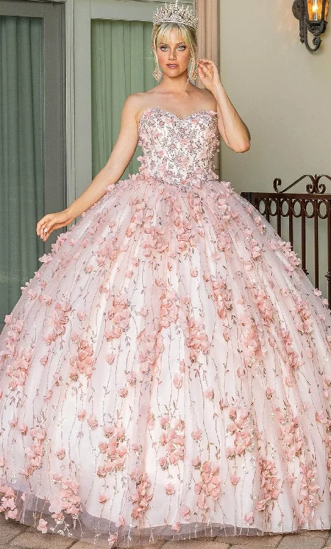 Prom dresses with one - shoulder ruffled straps and geometric patterns for a contemporary and eye - catching formal eventDancing Queen 1673 - Strapless Embellished Ballgown Prom dresses with one - shoulder ruffled straps and geometric patterns for a contemporary and eye - catching formal eventDancing Queen 1673 - Strapless Embellished Ballgown