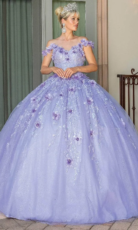 Sequined formal dresses with open backs for a sexy prom styleDancing Queen 1703 - Floral Appliqued V-Neck Ballgown Sequined formal dresses with open backs for a sexy prom styleDancing Queen 1703 - Floral Appliqued V-Neck Ballgown