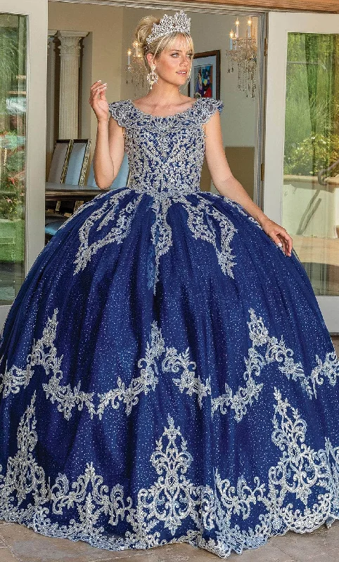 Prom dresses with cold - shoulder cutouts and satin bows for a trendy lookDancing Queen 1709 - Scoop Neck Beaded Appliqued Ballgown Prom dresses with cold - shoulder cutouts and satin bows for a trendy lookDancing Queen 1709 - Scoop Neck Beaded Appliqued Ballgown