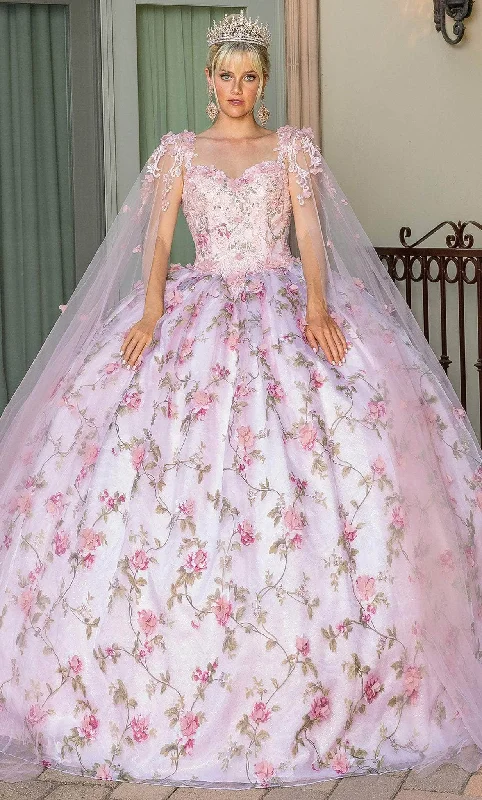 Formal dresses with side - slit pockets and beaded accents for a practical and stylish formal eventDancing Queen 1715 - Sweetheart Floral Printed Ballgown Formal dresses with side - slit pockets and beaded accents for a practical and stylish formal eventDancing Queen 1715 - Sweetheart Floral Printed Ballgown