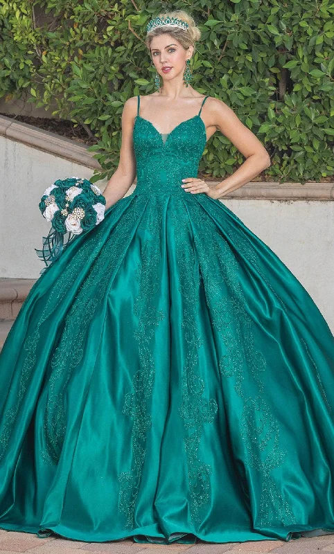 Formal dresses with ruffled skirts and bow accents for a charming prom appearanceDancing Queen 1756 - Embellished V-Neck Pleated Ballgown Formal dresses with ruffled skirts and bow accents for a charming prom appearanceDancing Queen 1756 - Embellished V-Neck Pleated Ballgown