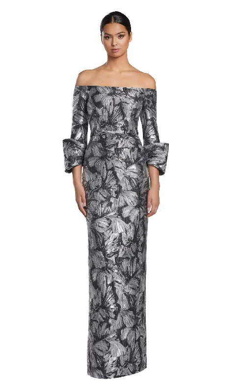 Prom dresses with one - shoulder ruffled straps and geometric patterns for a contemporary and eye - catching formal eventAlexander by Daymor 2061F24 Dress