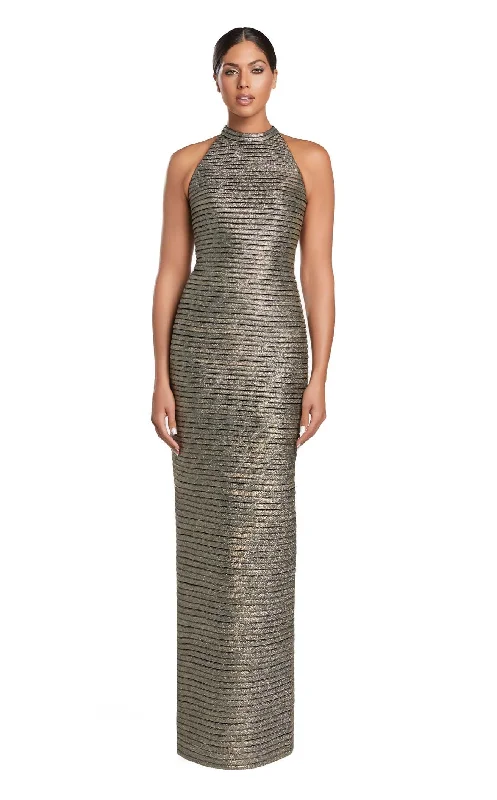 Prom dresses with geometric - cutout sleeves and flowing chiffon fabrics for a modern and airy lookAlexander by Daymor 2065F24 Dress