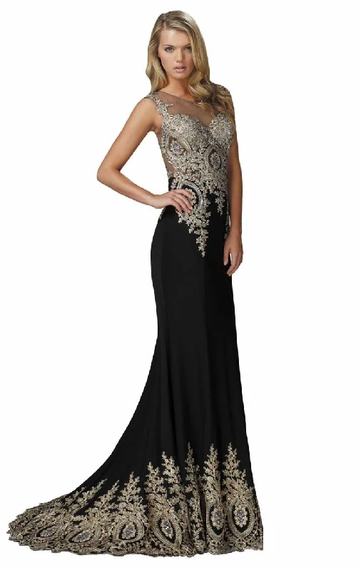 Prom dresses with gathered skirts and crystal - encrusted belts for a luxurious promElizabeth K - GL2166-1 Beaded Lace Applique Embellished Gown Prom dresses with gathered skirts and crystal - encrusted belts for a luxurious promElizabeth K - GL2166-1 Beaded Lace Applique Embellished Gown