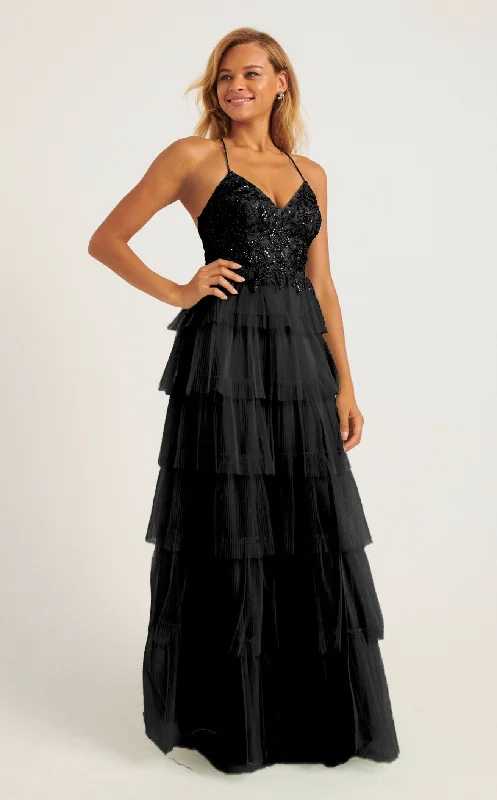 Prom dresses with geometric - cutout sleeves and flowing chiffon fabrics for a modern and airy lookFaviana 11231 Dress Prom dresses with geometric - cutout sleeves and flowing chiffon fabrics for a modern and airy lookFaviana 11231 Dress