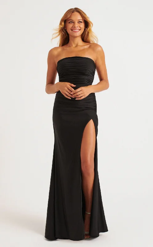 Formal dresses with abstract print panels and rhinestone embellishments for a unique formal eventFaviana 11266 Dress