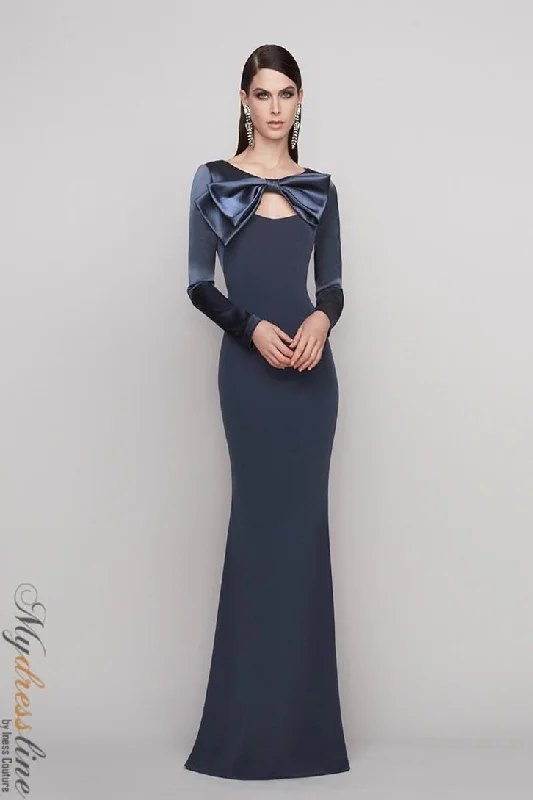 Prom dresses with tiered ruffled sleeves and satin skirts for a feminine and voluminous lookFrascara 4119 Prom dresses with tiered ruffled sleeves and satin skirts for a feminine and voluminous lookFrascara 4119
