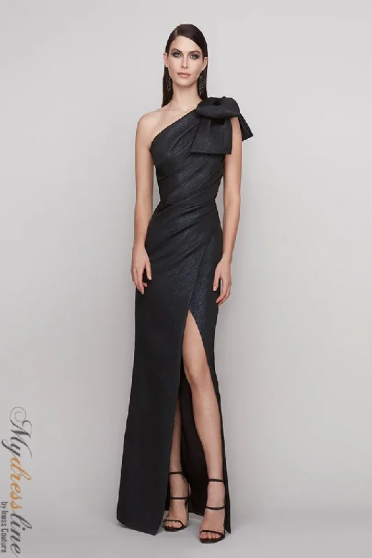 Prom dresses with metallic - colored fabrics and beaded embroidery for a glamorous promFrascara 4142 Prom dresses with metallic - colored fabrics and beaded embroidery for a glamorous promFrascara 4142